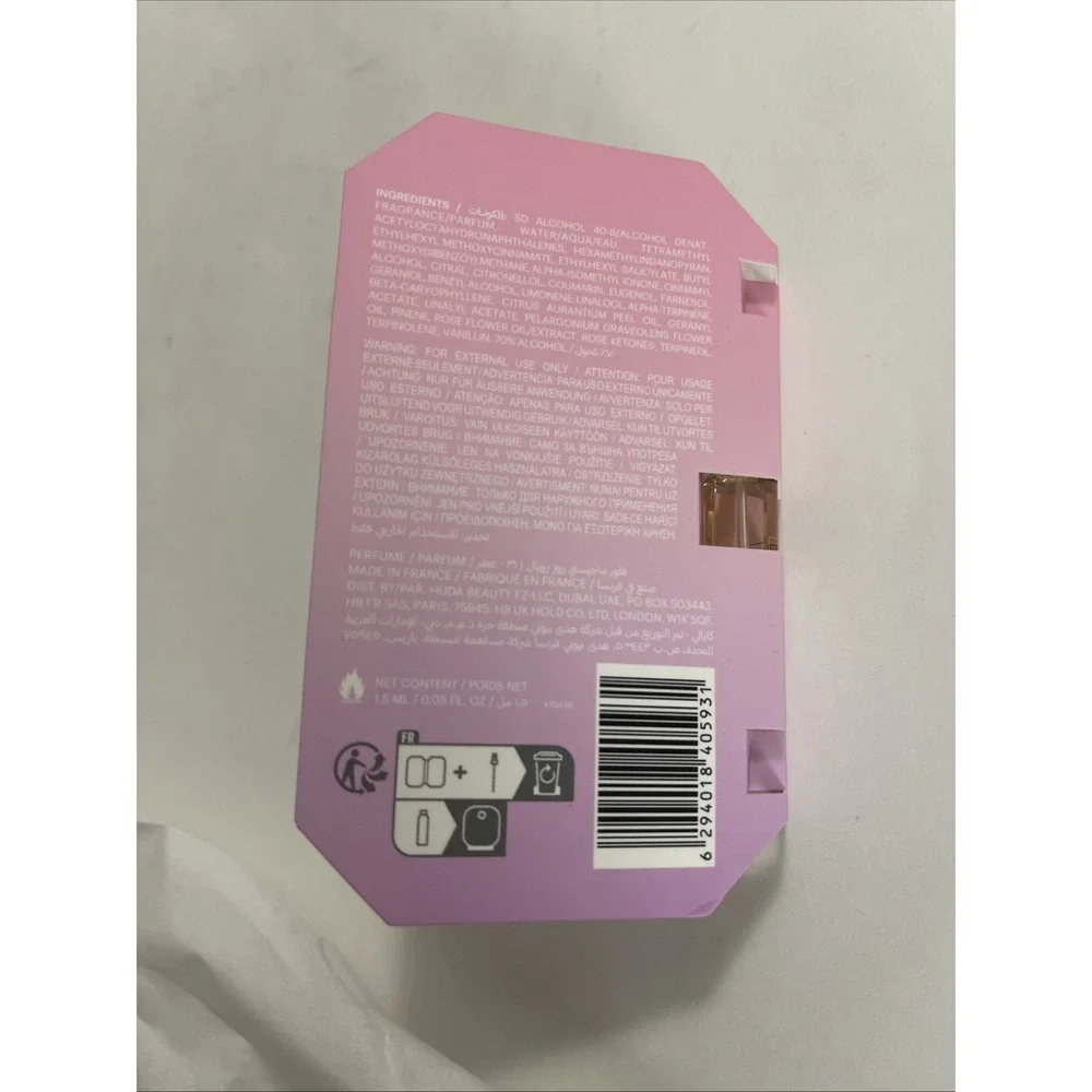 KAYALI Fleur Majesty Rose‎ Royale | 31 New On Card 0.05 oz / 1.5 mL Travel Size